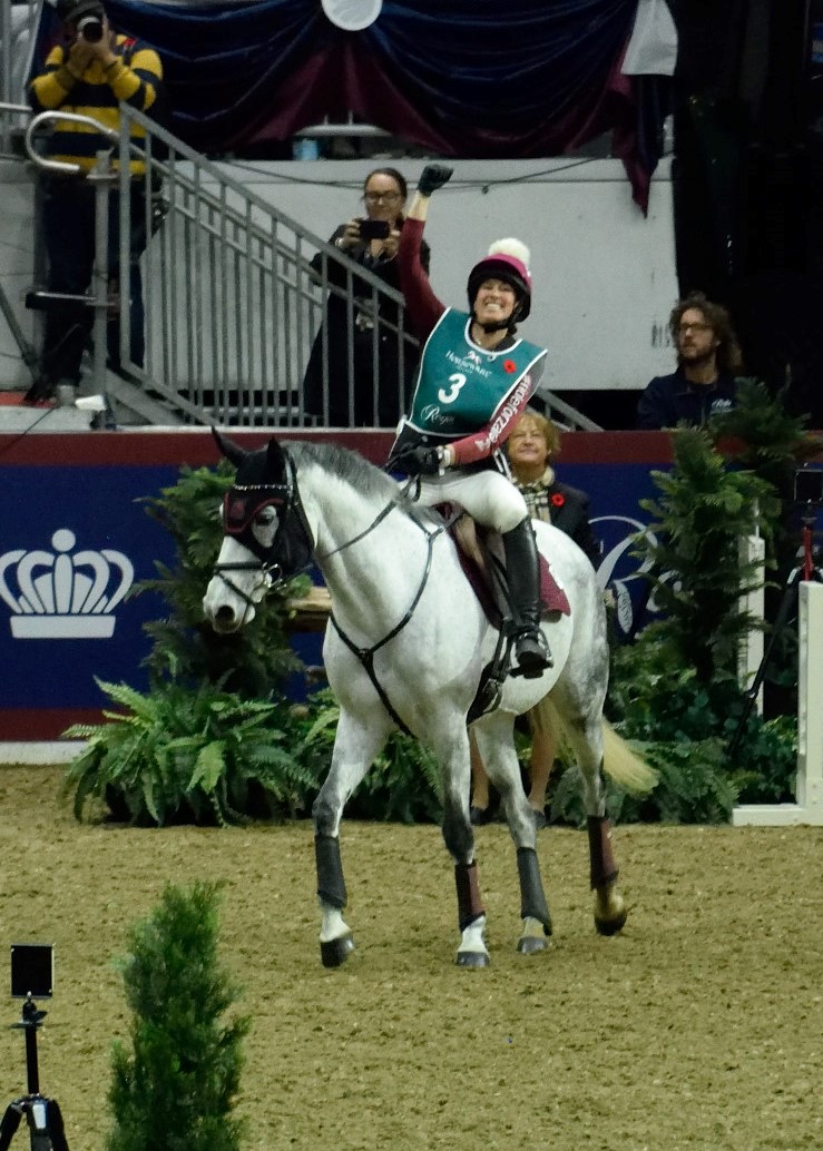 Holly Jacks' Winning Ride in the Indoor Eventing at the 2022 Royal Agricultural Winter Farm - Photo Credit: Ben Radvanyi, Canada's Royal Agricultural Winter Fair